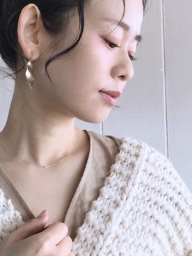 「perkyroom」｜「アイテム（アクセサリー）」を使った、yukiさん（レディース・152cm）の冬コーディネート