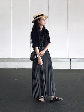 「thevirgnia」｜「アイテム（アクセサリー）」を使った、yukiさん（レディース・152cm）の夏コーディネート