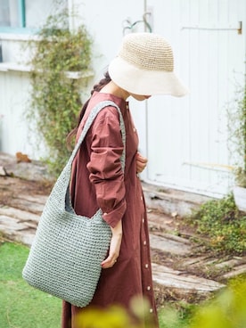 「平成最後のWEARISTAセンバツ」｜「アイテム（シャツワンピース）」を使った、yukiさん（レディース・152cm）の春コーディネート