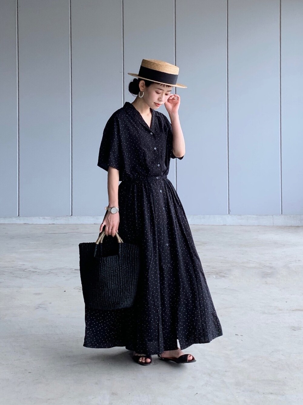 yuki｜LOWRYS FARMのシャツワンピースを使ったコーディネート - WEAR