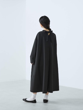 「PUAL CE CIN（ピュアルセシン）のアイテム（ワンピース/ドレス）」を使った、yukiさん（レディース・152cm）の冬コーディネート