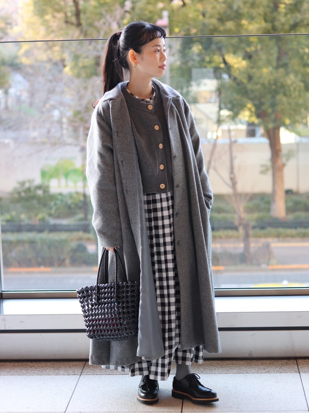 mizuiroind（ミズイロインド）の「フレアコート（その他アウター