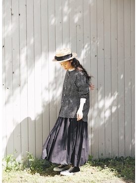 「andr」｜「アイテム（トップス）」を使った、yukiさん（レディース・152cm）の夏コーディネート