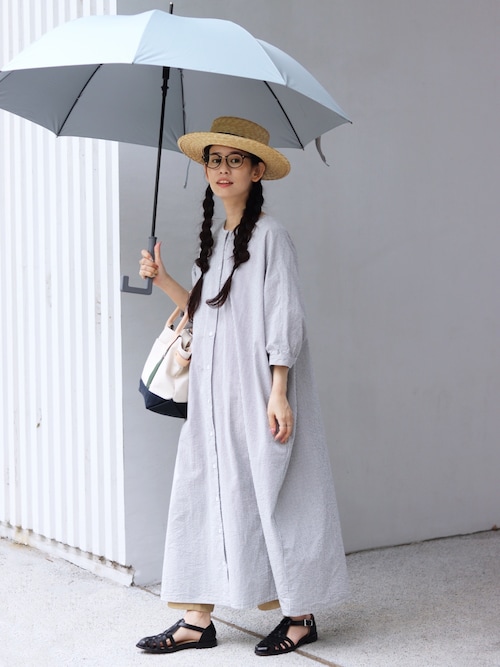 Yuki シャツワンピースを使ったコーディネート Wear