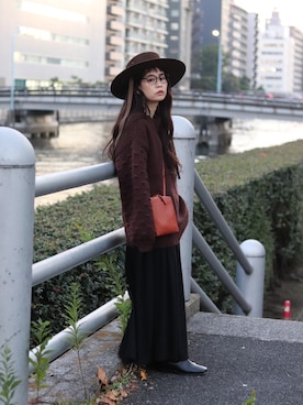 「BJ CLASSICのアイテム」を使った、yukiさん（レディース・152cm）の秋コーディネート