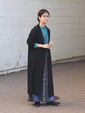 「BJ CLASSICのアイテム」を使った、yukiさん（レディース・152cm）の冬コーディネート