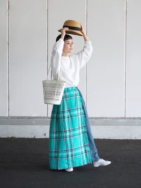 「NOLLEY’S（ノーリーズ）のアイテム」を使った、yukiさん（レディース・152cm）の春コーディネート