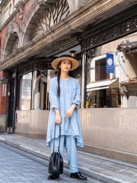 「CLEDRAN（クレドラン）のアイテム」を使った、yukiさん（レディース・152cm）の春コーディネート