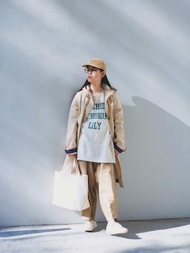 「BEN DAVIS（ベンデイビス）のアイテム」を使った、yukiさん（レディース・152cm）の春コーディネート