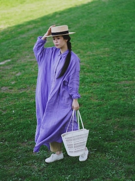 「NOLLEY’S（ノーリーズ）のアイテム」を使った、yukiさん（レディース・152cm）の春コーディネート