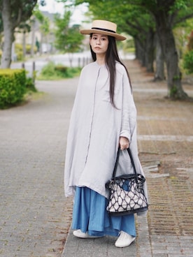 「SUPERGA（スペルガ）のアイテム」を使った、yukiさん（レディース・152cm）の春コーディネート