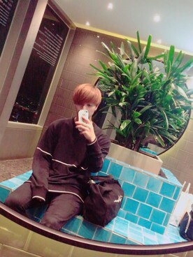 「韓国好きな人と繋がりたい」｜Yugaさん（メンズ・175cm）の夏コーディネート