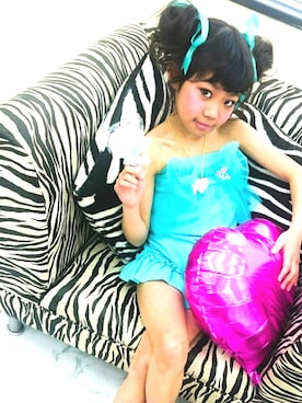 「RONI（ロニィ）のアイテム」を使った、ももさん（キッズ・126cm）の春コーディネート