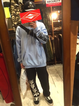 「SKULLSKATES」｜KYO-SUKEさん（メンズ・170cm）の冬コーディネート