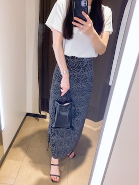 「Marc by Marc Jacobs（マークバイマークジェイコブス）のアイテム（アナログ腕時計）」を使った、kana.さん（レディース・161cm）の夏コーディネート