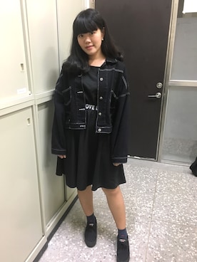 「BASEZOO （BASEZOO ）のアイテム（ジャケット/アウター）」を使った、袁yuanさん（レディース・163cm）の秋コーディネート