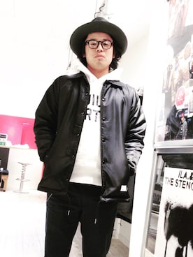 「WACKO MARIA（ワコマリア）のアイテム」を使った、tinyworldさん（メンズ・173cm）の冬コーディネート