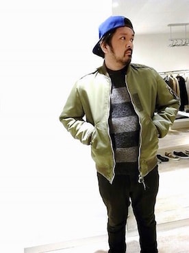 「COOTIE PRODUCTIONS（クーティープロダクションズ）のアイテム」を使った、tinyworldさん（メンズ・173cm）の冬コーディネート