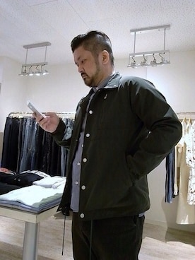 「nonnative（ノンネイティブ）のアイテム（その他アウター）」を使った、tinyworldさん（メンズ・173cm）の春コーディネート
