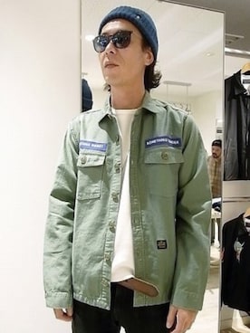 「GDC（ジーディーシー）のアイテム」を使った、tinyworldさん（メンズ・180cm）の秋コーディネート