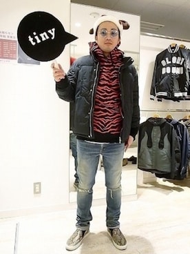 「nonnative（ノンネイティブ）のアイテム（ジャケット/アウター）」を使った、tinyworldさん（メンズ・174cm）の冬コーディネート