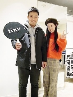 「ベレー」｜「アイテム（ジャケット/アウター）」を使った、tinyworldさん（メンズ・175cm）の冬コーディネート