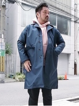 「スウェットパーカー」｜「アイテム（その他アウター）」を使った、tinyworldさん（メンズ・173cm）の冬コーディネート