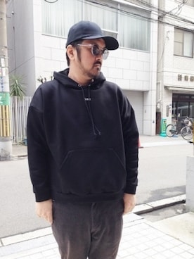 「GDC（ジーディーシー）のアイテム」を使った、tinyworldさん（メンズ・173cm）の冬コーディネート
