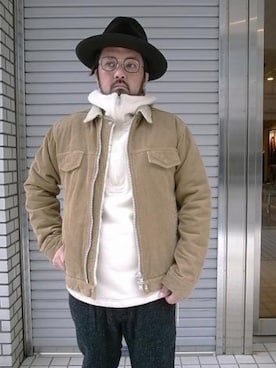 「nonnative（ノンネイティブ）のアイテム（その他アウター）」を使った、tinyworldさん（メンズ・173cm）の秋コーディネート