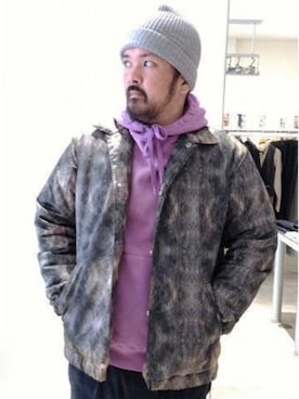 「アイテム（その他アウター、その他）」を使った、tinyworldさん（メンズ・173cm）の秋コーディネート