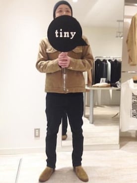 「nonnative（ノンネイティブ）のアイテム（その他アウター）」を使った、tinyworldさん（メンズ・172cm）の冬コーディネート