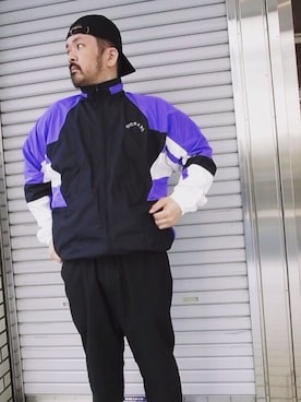 「ワコマリア」｜「アイテム（その他アウター）」を使った、tinyworldさん（メンズ・173cm）の春コーディネート