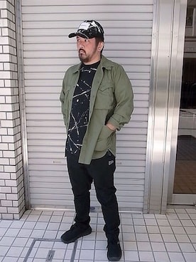 「nonnative（ノンネイティブ）のアイテム（その他アウター）」を使った、tinyworldさん（メンズ・173cm）の秋コーディネート