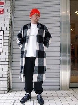 「COOTIE」｜「アイテム（ジャケット/アウター）」を使った、tinyworldさん（メンズ・173cm）の冬コーディネート