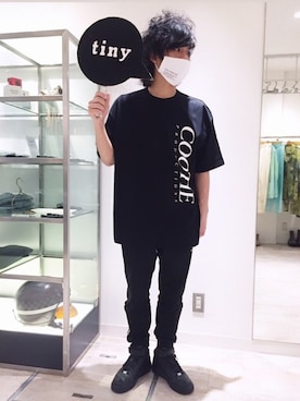 「COOTIE」｜「アイテム（財布/小物）」を使った、tinyworldさん（メンズ・172cm）の夏コーディネート