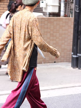 「LEMAIRE（ルメール）のアイテム」を使った、Keishiro Hidaさん（メンズ・179cm）の秋コーディネート