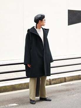 「SHINYAKOZUKA（シンヤコヅカ）のアイテム（ジャケット/アウター）」を使った、Keishiro Hidaさん（メンズ・179cm）の秋コーディネート