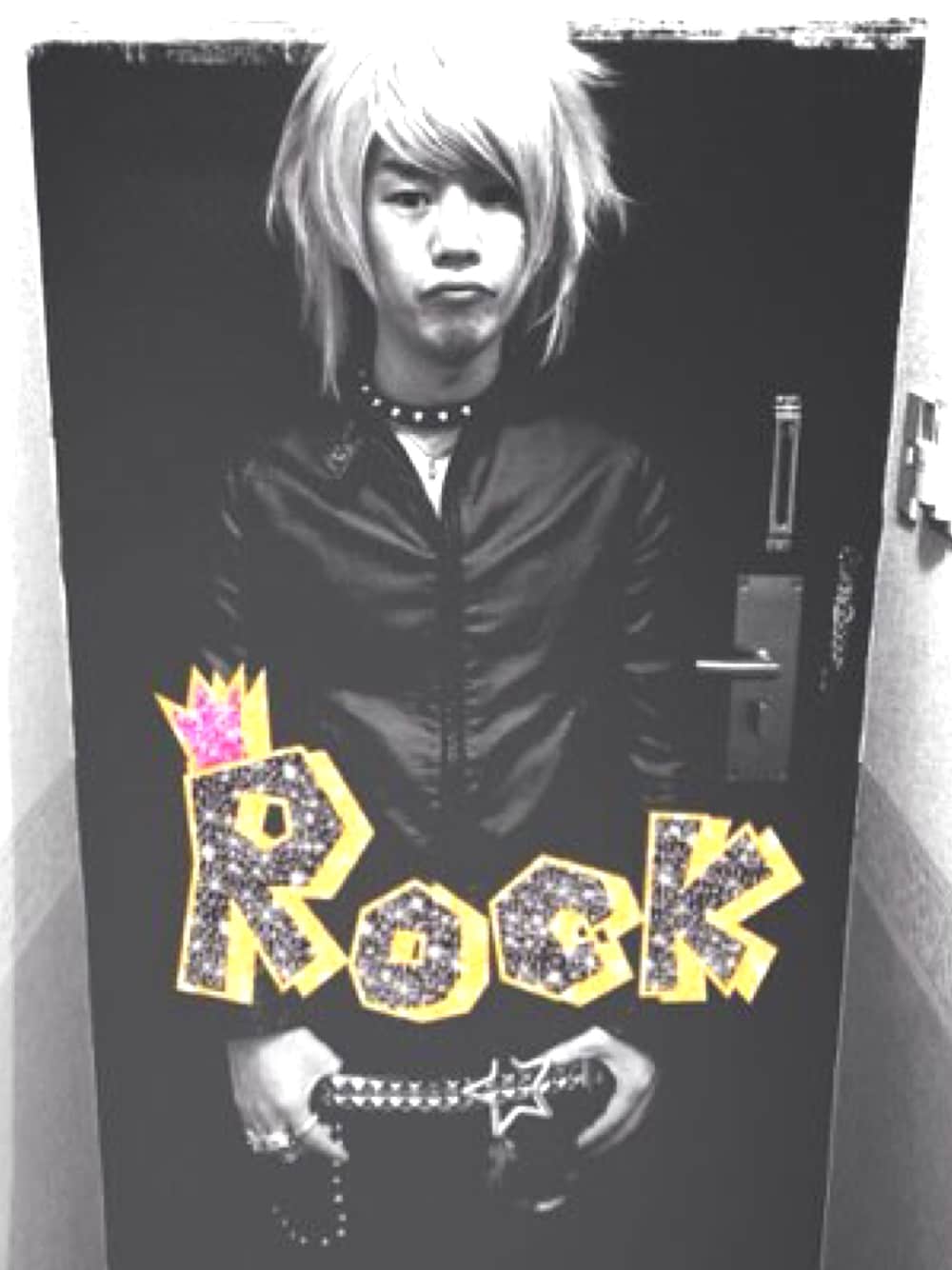 「ロック」｜「UNIQLOのアイテム（ライダースジャケット、ブラック系）」を使った、Rockstar☆さん（メンズ・162cm）の冬コーディネートの1枚目の写真