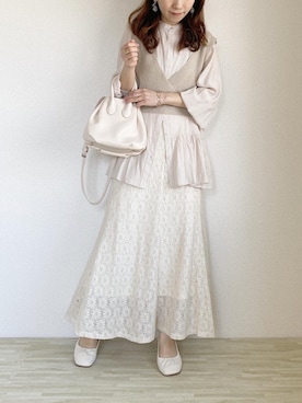 Nanaさん（レディース・150cm）の春コーディネート