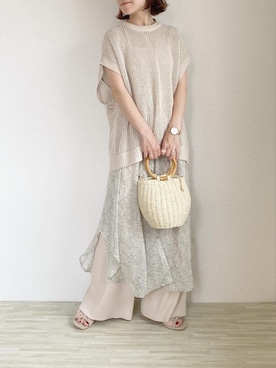 しまむら シマムラ のワンピース グリーン系 を使った人気ファッションコーディネート Wear
