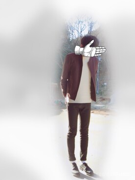 as.さん（メンズ・181cm）の冬コーディネート