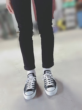 「HARE（ハレ）のアイテム（ソックス/靴下）」を使った、as.さん（メンズ・181cm）の春コーディネート