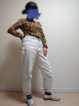 「johnbull」｜「アイテム（ミリタリージャケット）」を使った、nakoさん（レディース・155cm）の冬コーディネート