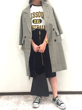 「Marc by Marc Jacobs（マークバイマークジェイコブス）のアイテム（腕時計）」を使った、くすみんさん（レディース・153cm）の冬コーディネート