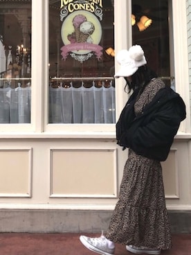 「SPRUCE（スプルース）のアイテム」を使った、くすみんさん（レディース・153cm）の冬コーディネート