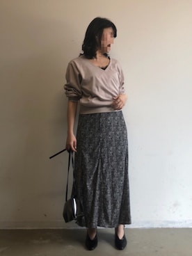 「Laugoa（ラウゴア）のアイテム」を使った、くすみんさん（レディース・153cm）の春コーディネート