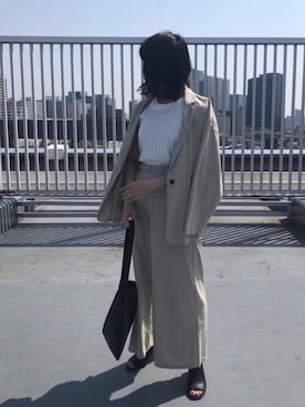 「the case（ザケース）のアイテム」を使った、くすみんさん（レディース・153cm）の春コーディネート