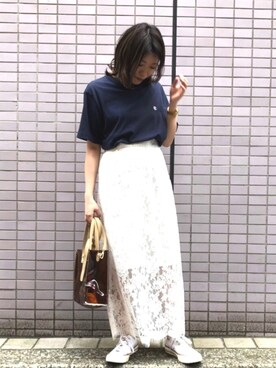 「Marc by Marc Jacobs（マークバイマークジェイコブス）のアイテム（腕時計）」を使った、くすみんさん（レディース・153cm）の春コーディネート