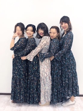 「スタッフコーデ」｜「アイテム（アクセサリー）」を使った、くすみんさん（レディース・153cm）の春コーディネート