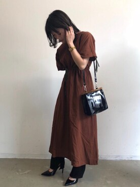 「Marc by Marc Jacobs（マークバイマークジェイコブス）のアイテム（腕時計）」を使った、くすみんさん（レディース・153cm）の夏コーディネート